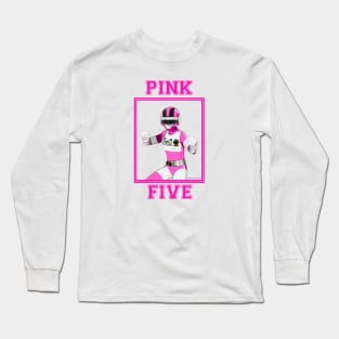 Pink Five Long Sleeve T-Shirt